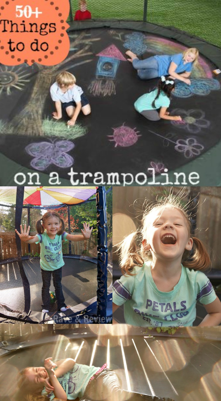 50 Plus things to do on a trampoline