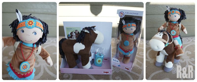HABA doll and horse