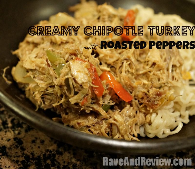 Creamy Chipotle Turkey with Peppers