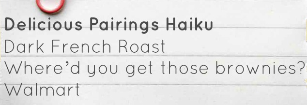 Delicious Pairings haiku