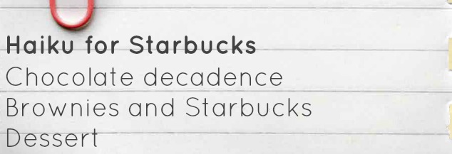 Haiku for Starbucks