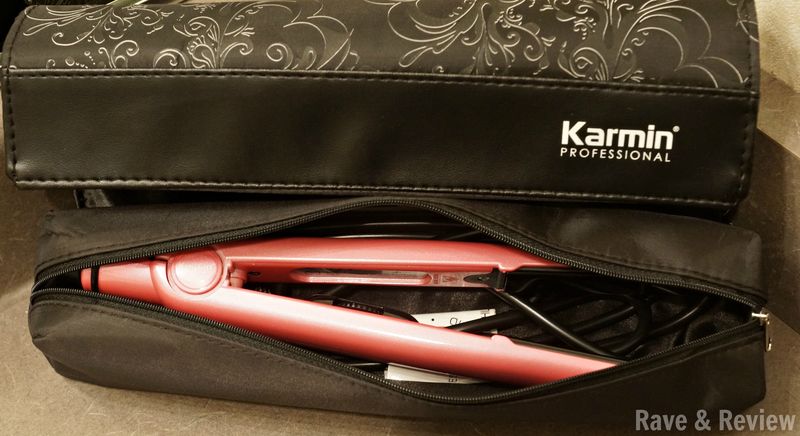 Karmin Hair Starightener in case