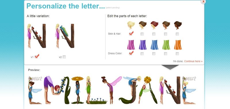 Personalize the letter