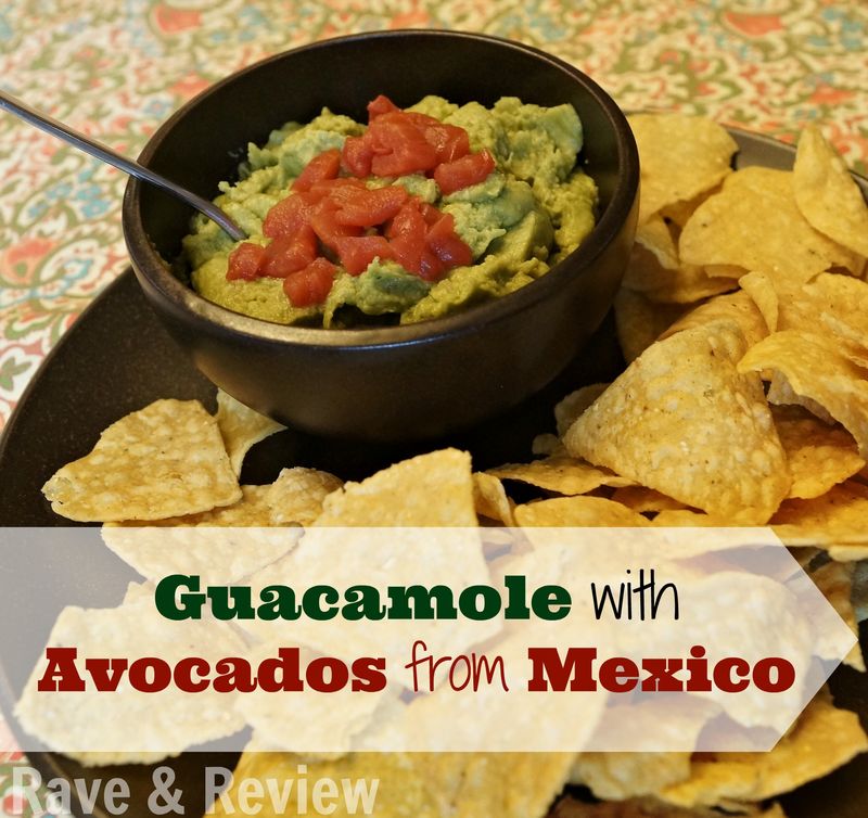 Guacamole with avocados from Mexico