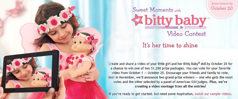 Bitty Baby Video Contest