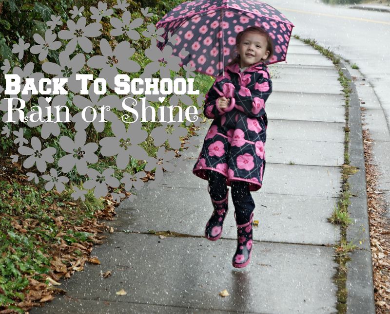 Back to School rain or shine
