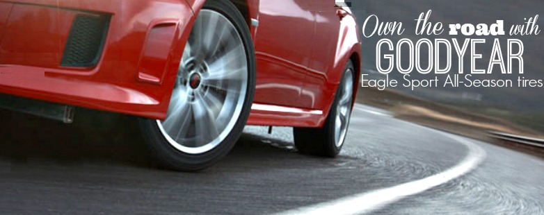 Goodyear Eagle Sport Tires on road