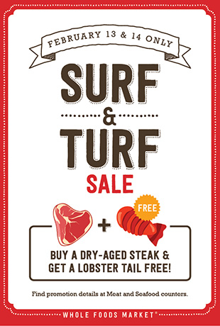 Whole Food surf and turf