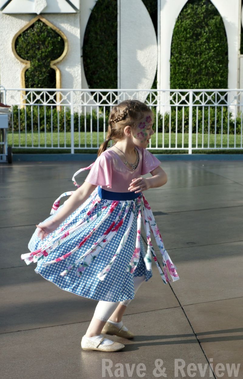 Spinning in TwirlyGirl in Disneyland