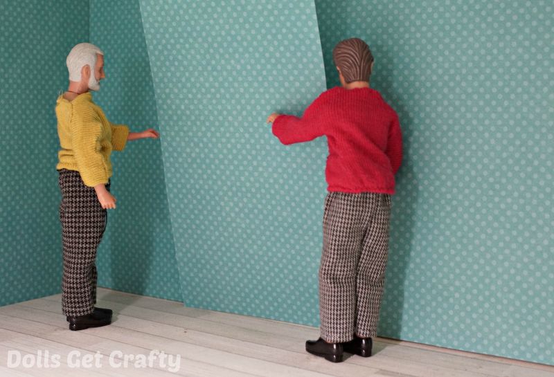 Lundby wallpapering