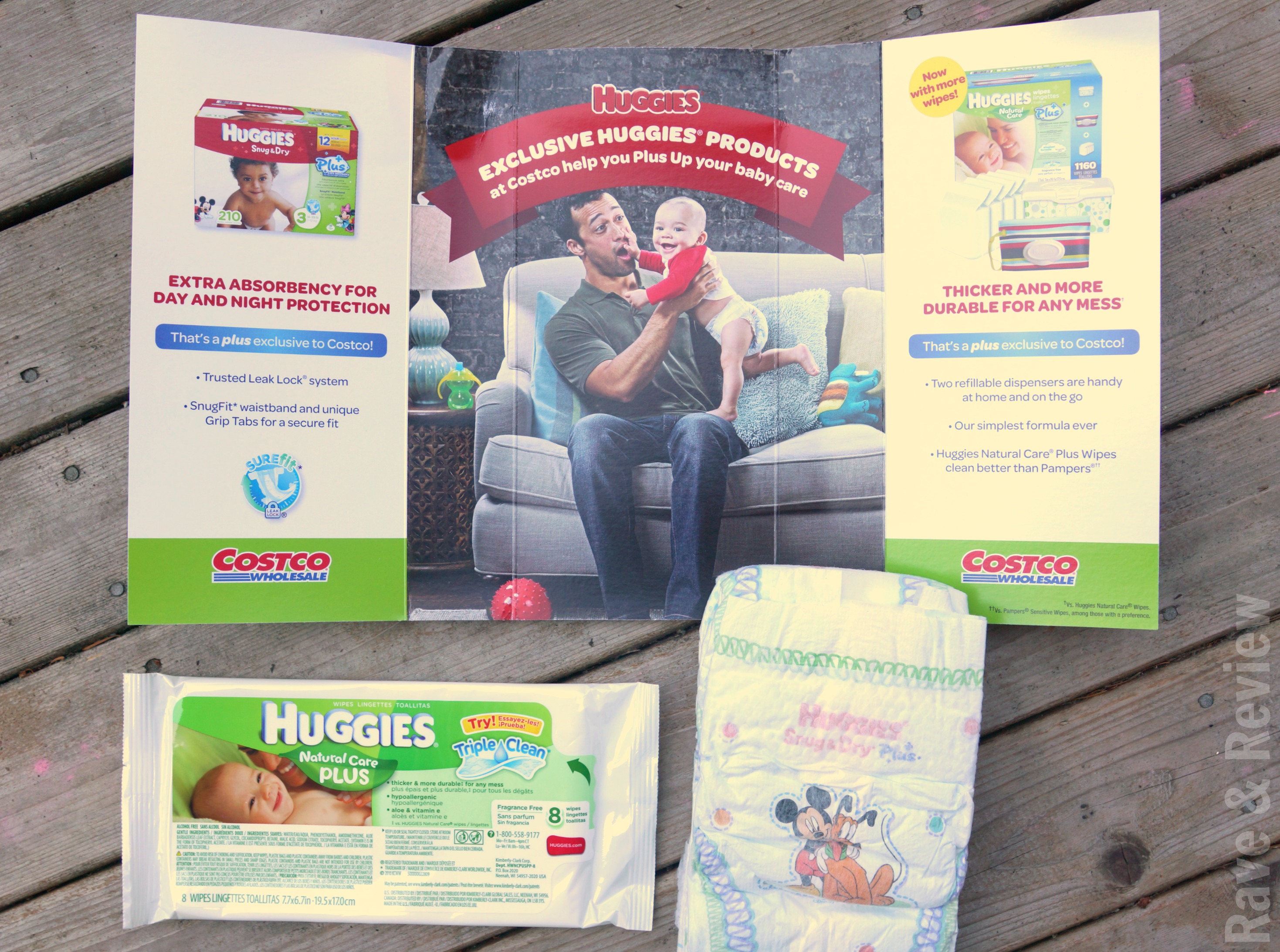 Huggies Snug and Dry Diapers and Natural Care Wipes Review
