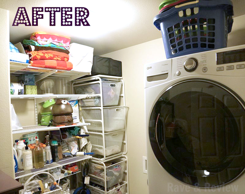 Laundry room after
