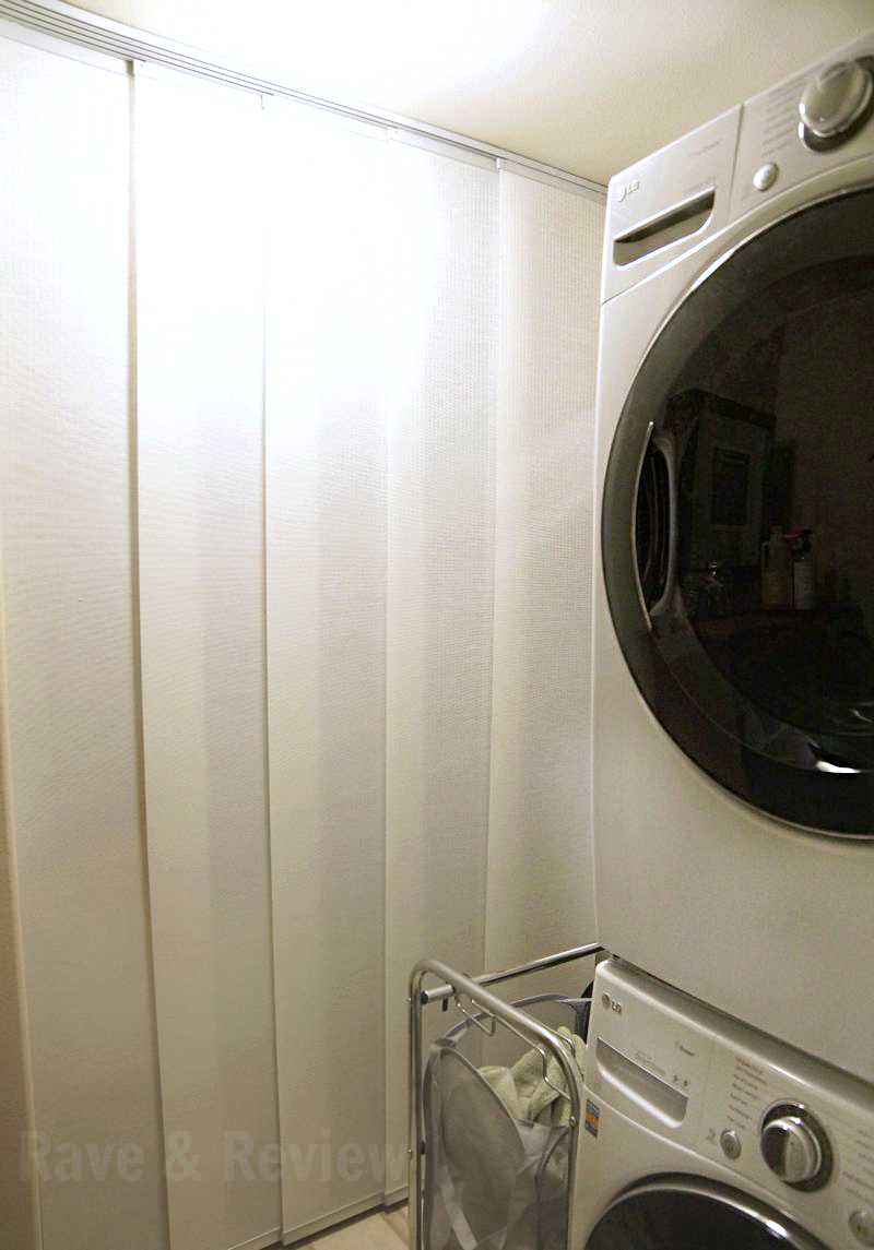 Laundry room washer and dryer without clutter