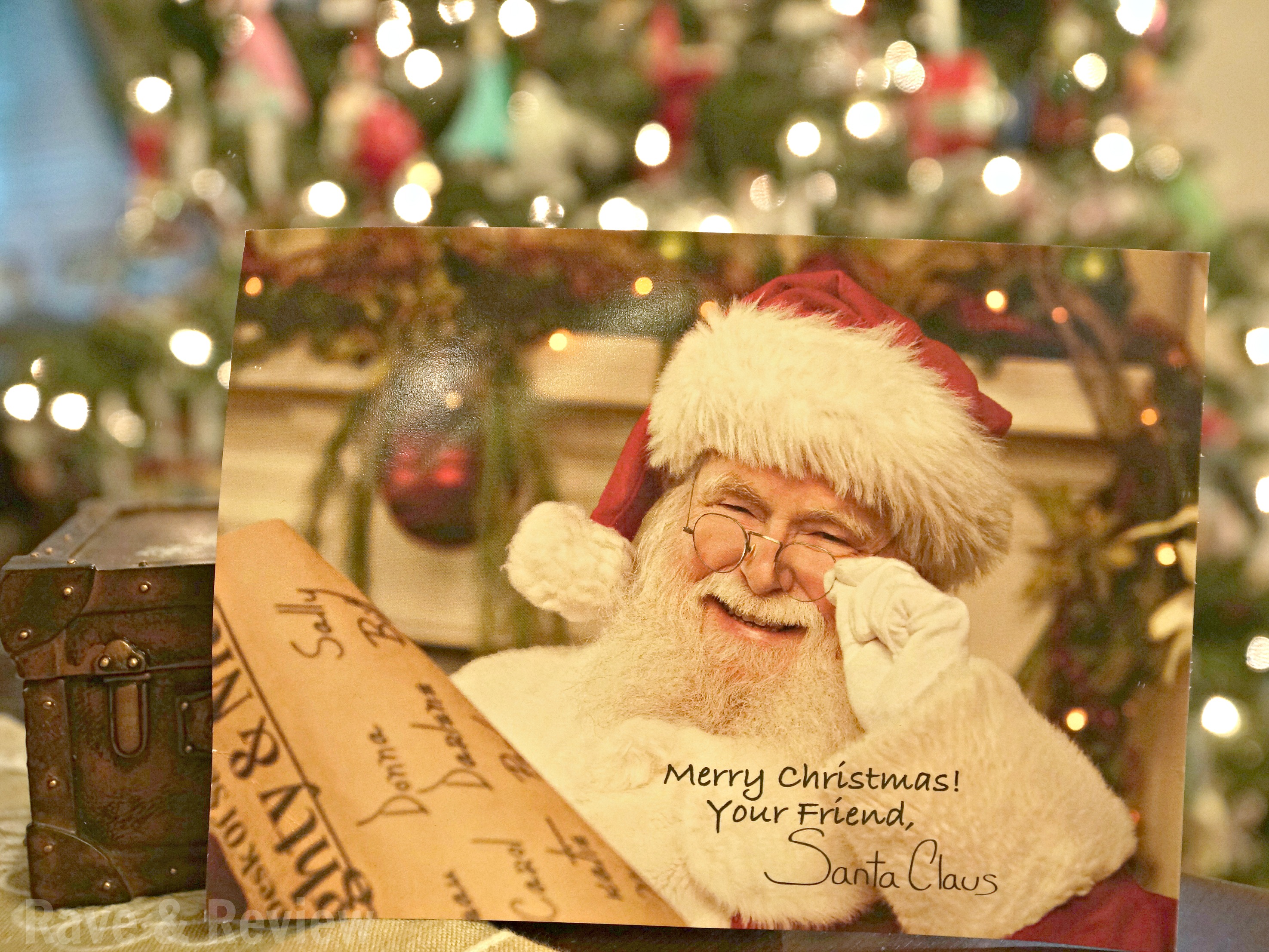 Santa Has The Right Idea 22126 Christmas Primitives by Kathy Wooden Box Sign 