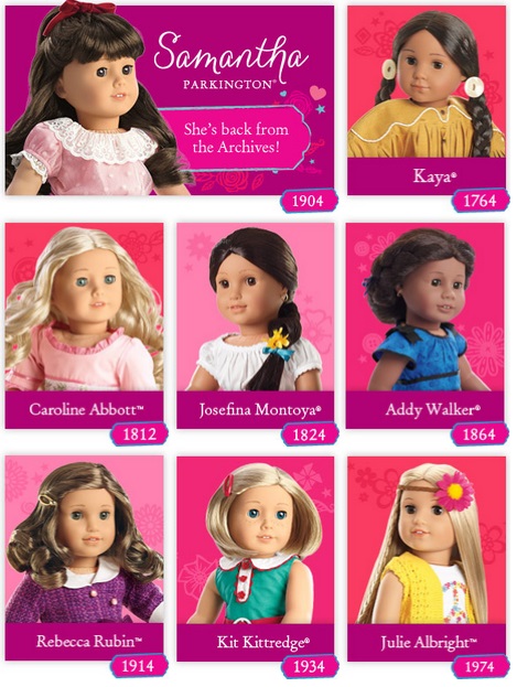 AMERICAN GIRL HOLIDAY 2014 CATALOG BEFOREVER DOLLS SAMANTHA ISABELLE BITTY TWINS 