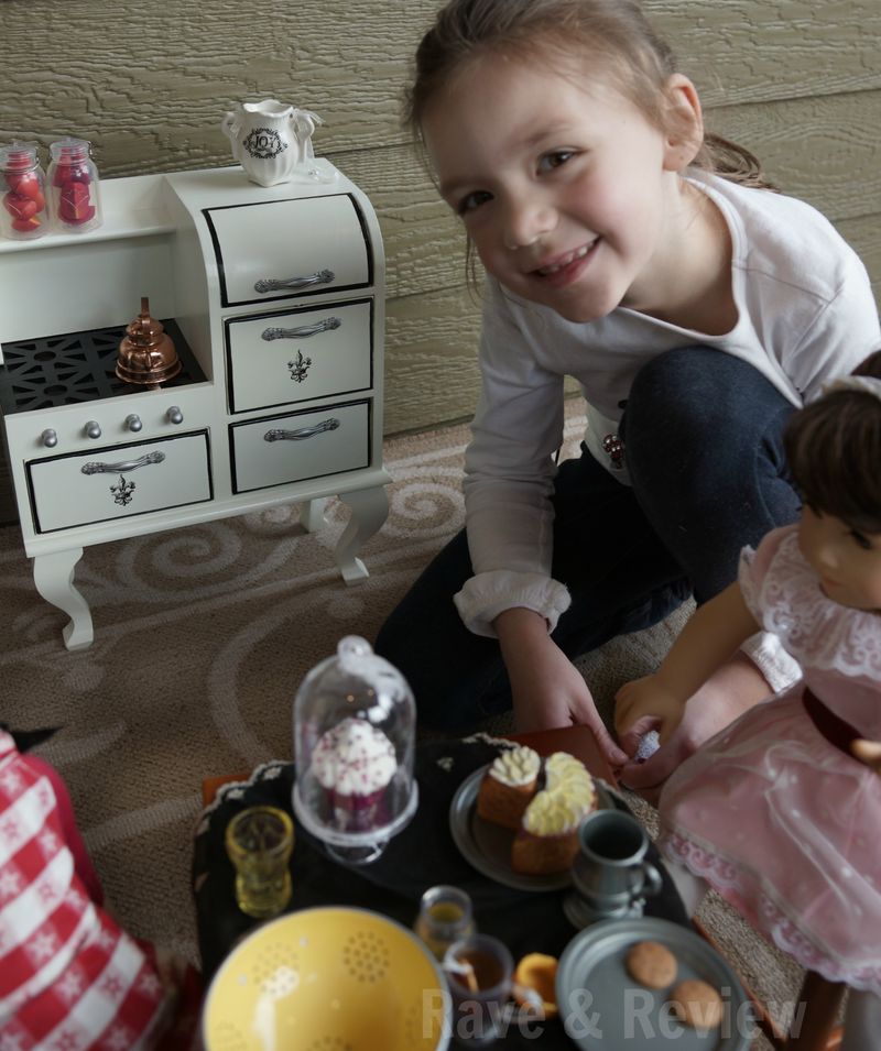 Doll kitchen and stove