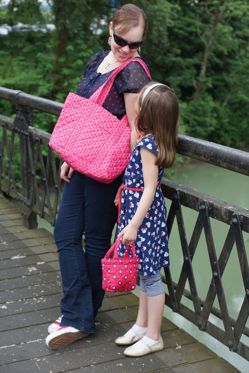 Mother Daughter Quilted Koala Totes