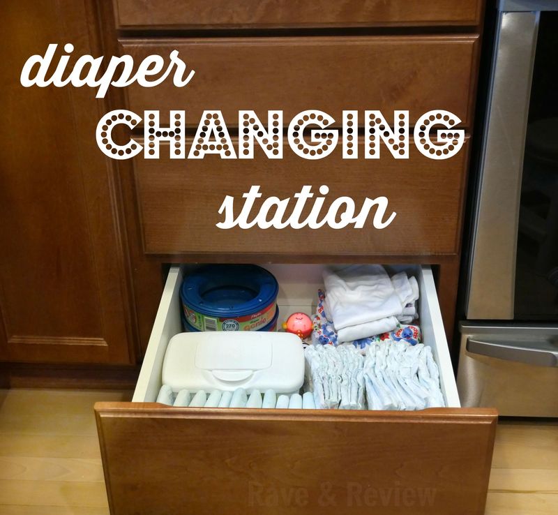 Diaper Genie diaper changing station