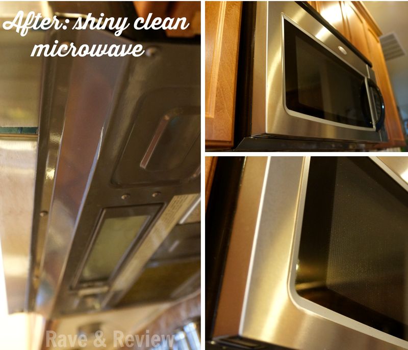 Clean microwave after H20 at Home for chemical-free whole house clean