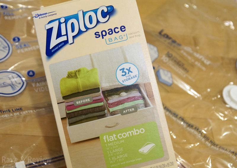 Ziploc Space Bag out of box