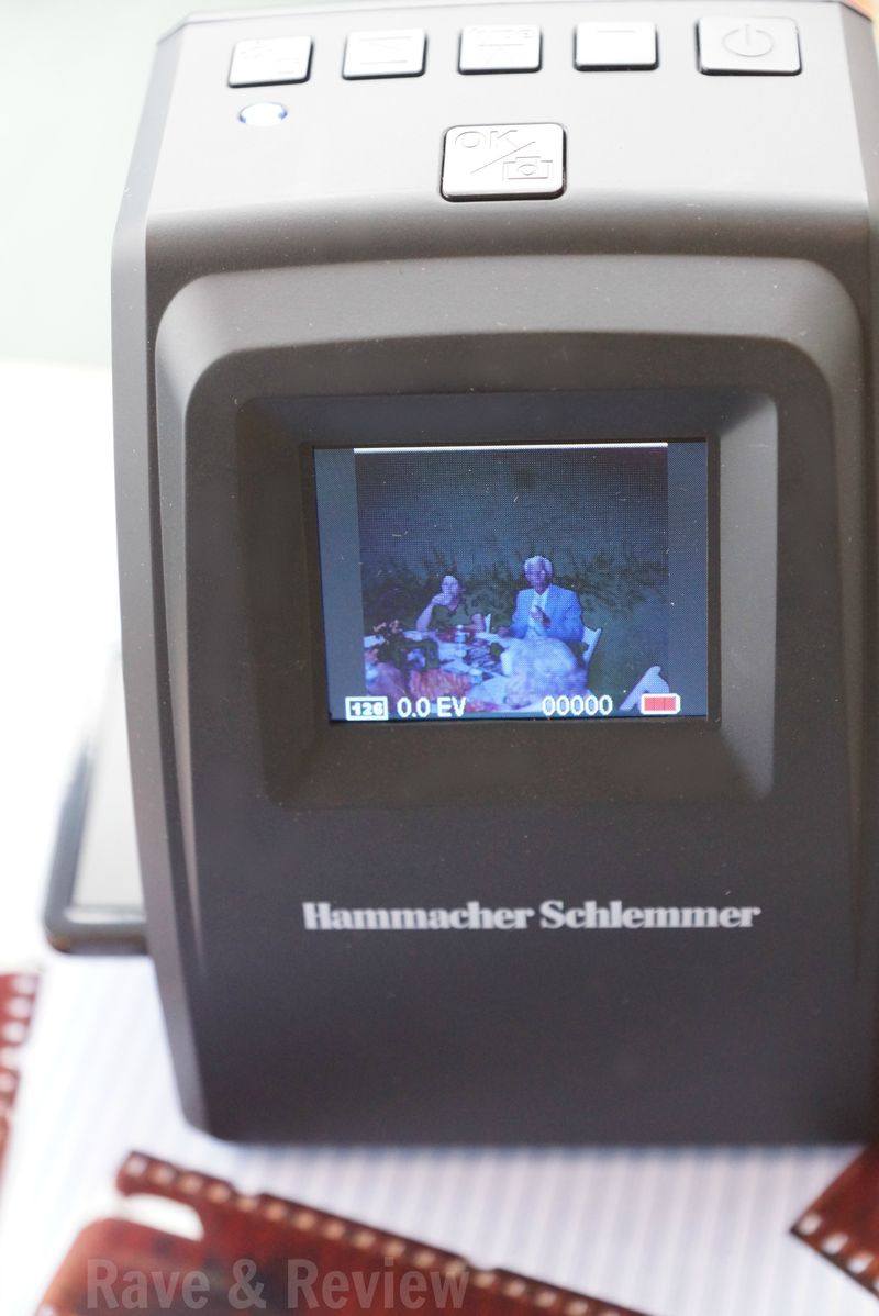 Hammacher Schlemmer negative scanner