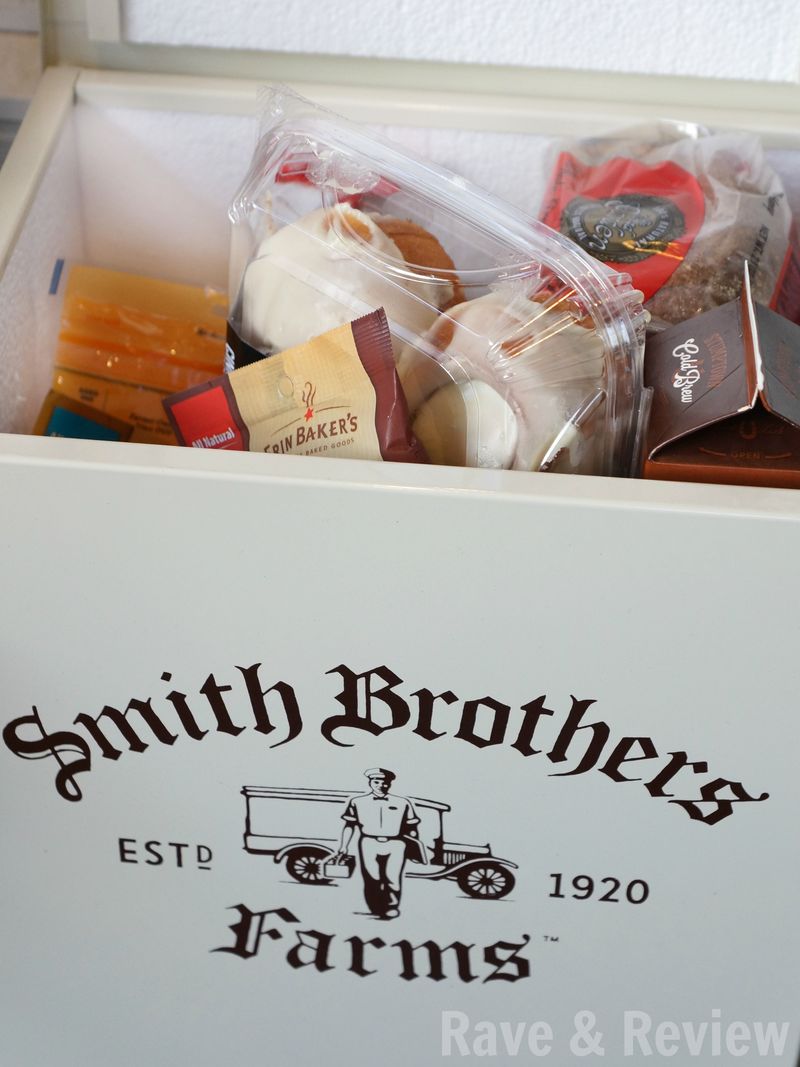 Smith Brothers Farms delivery in box open