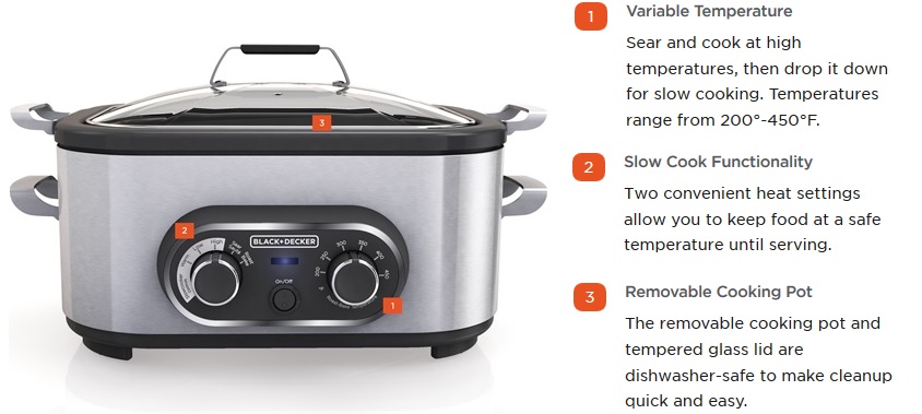 Stress less with the 3-in-1 6.5qt Multicooker from Black + Decker - Rave &  Review