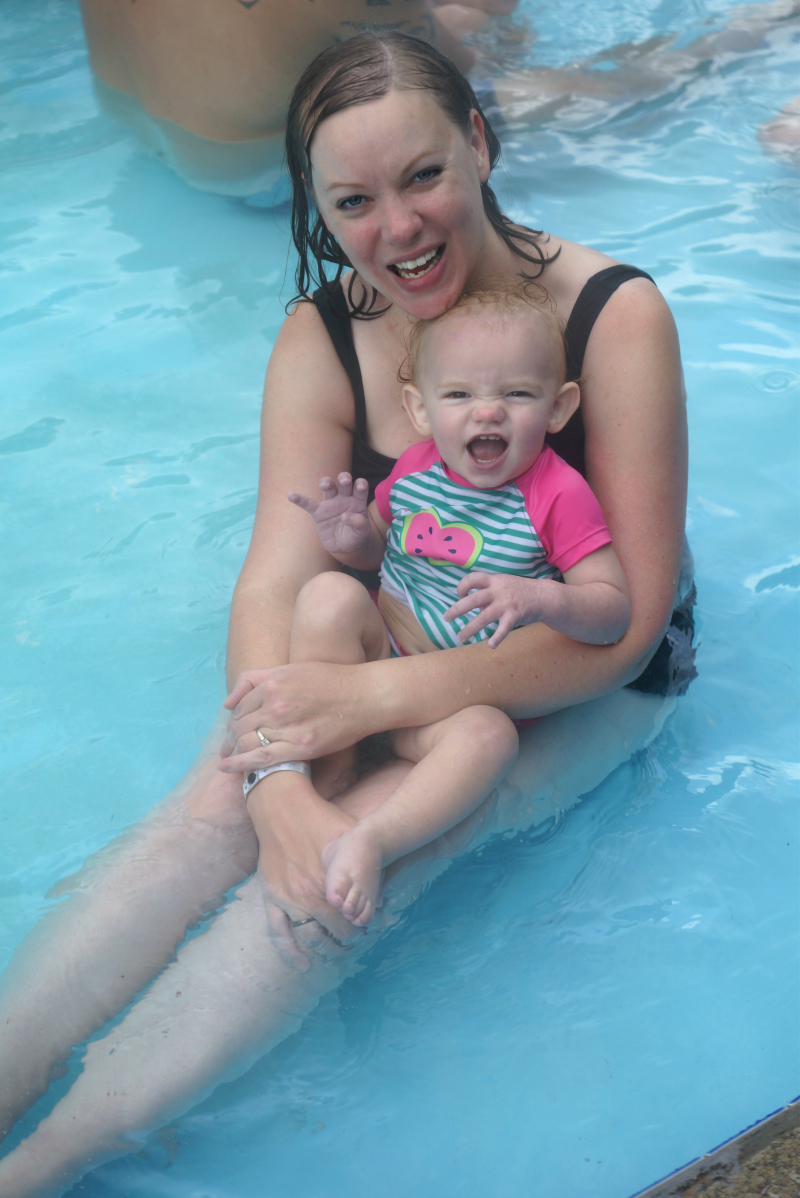 Baby and I in Hot Springs