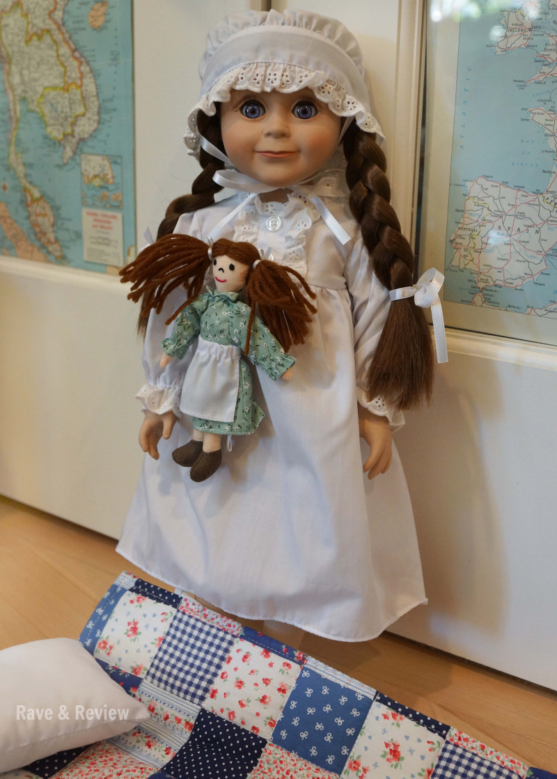 Laura Ingalls doll with blanket