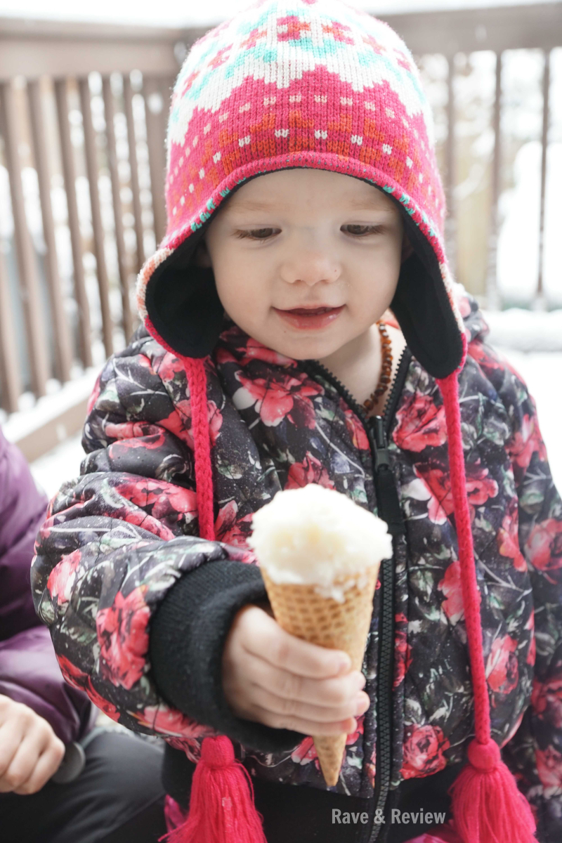 Snow ice cream baby