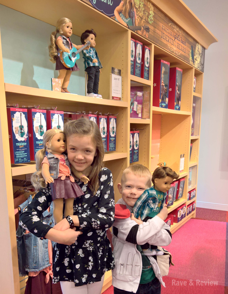 American Girl Tenney and Logan in store