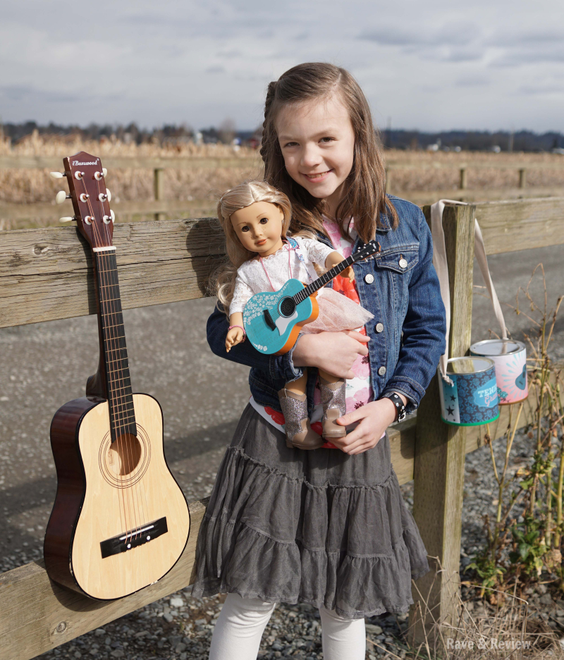 American Girl Tenney with Guitar