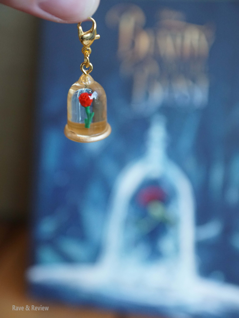 Beauty and the Beast necklace rose