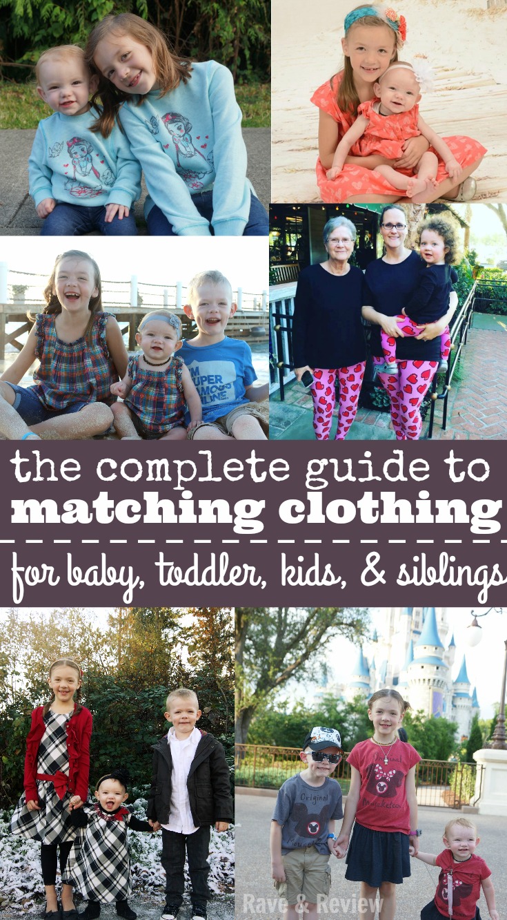 The Complete Guide to Matching CLothing for Baby Toddler Kids and Siblings