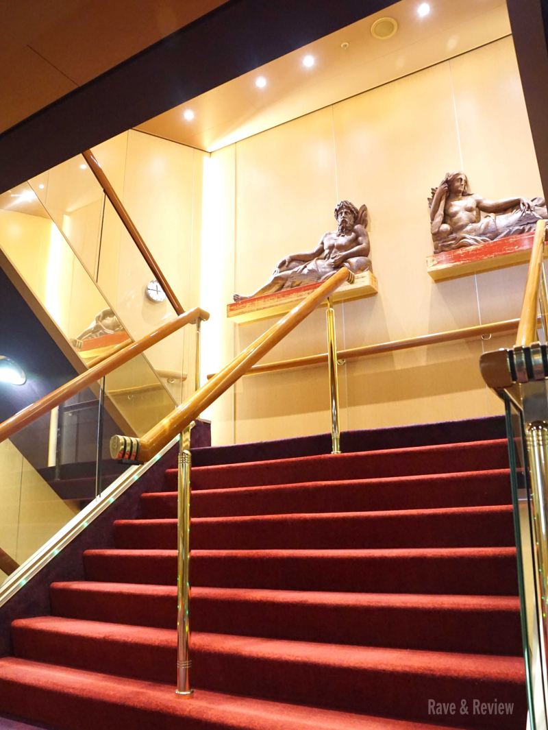 Holland America stairs