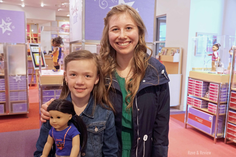 Sydney at American Girl Store