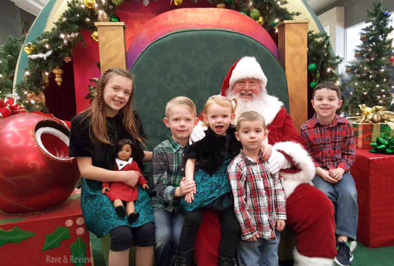 Santa with kids