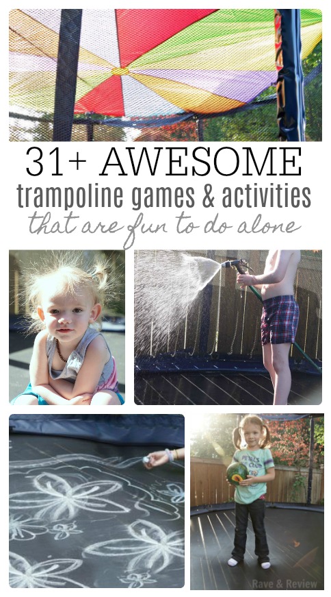 Trampoline games and activities for one person