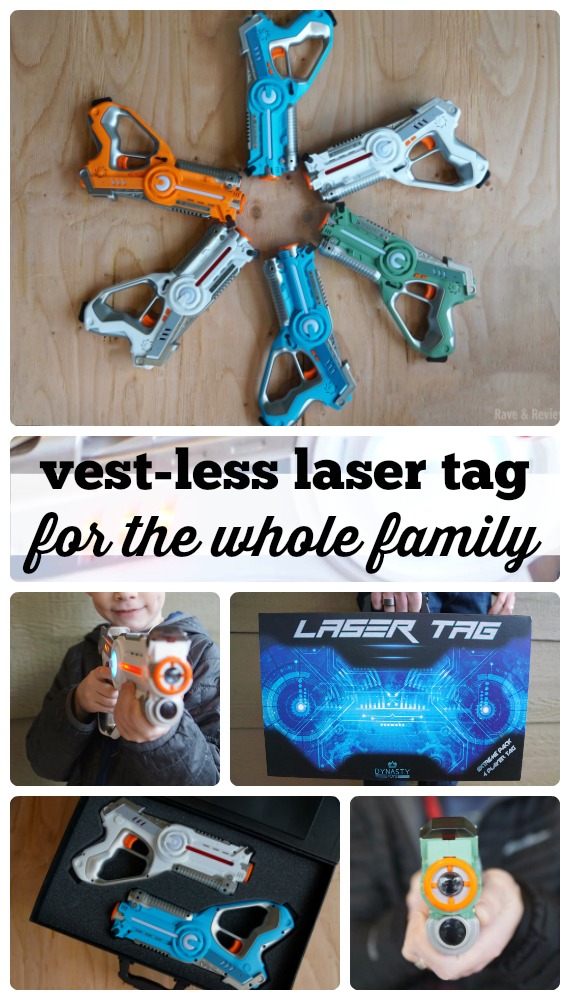 Vest-less infrared laser tag for the whole family