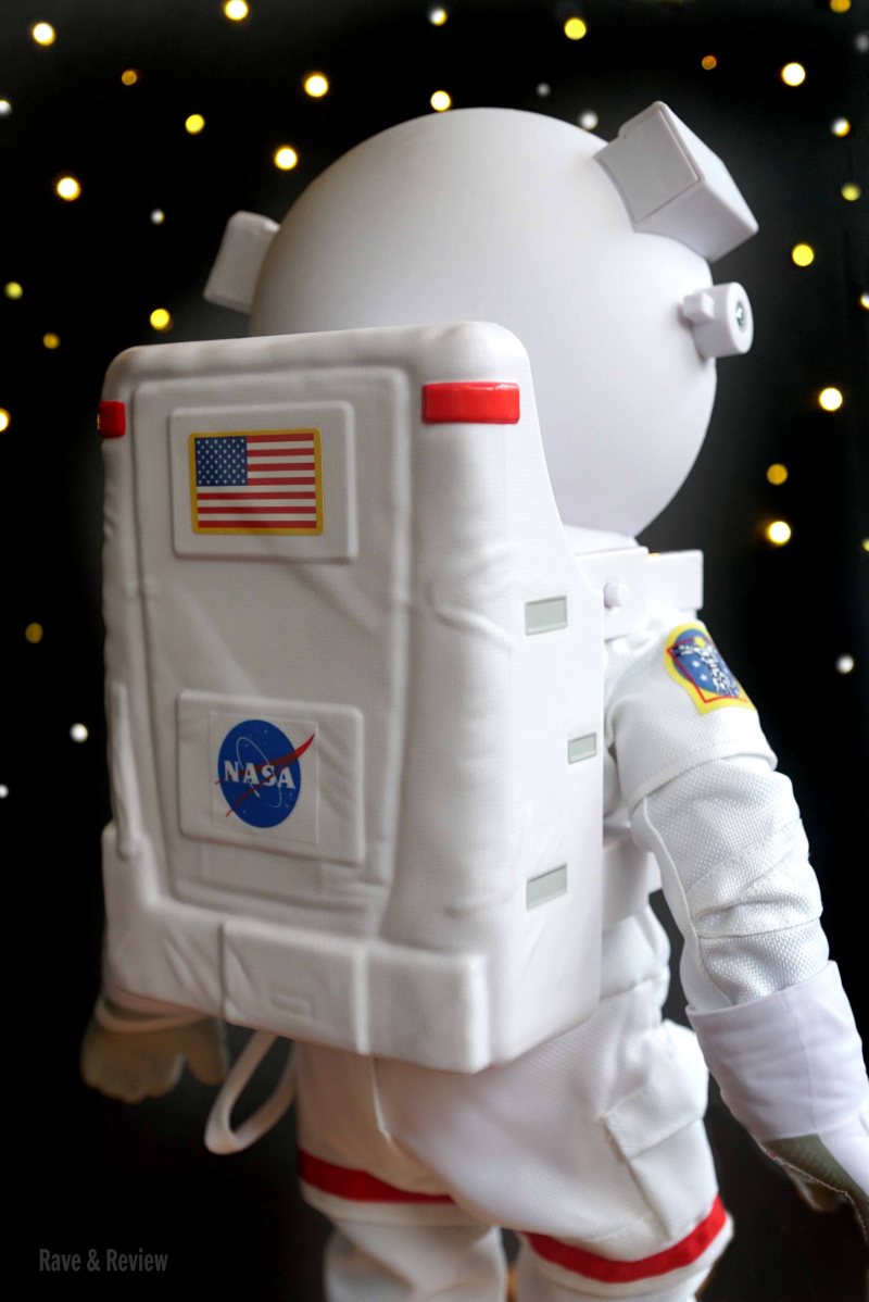 Luciana in astronaut suit