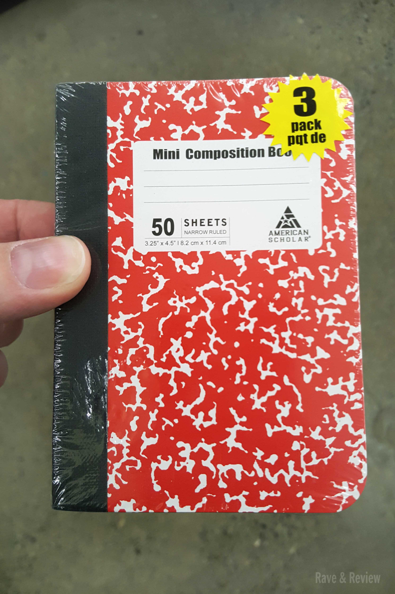 Dollar Store composition book