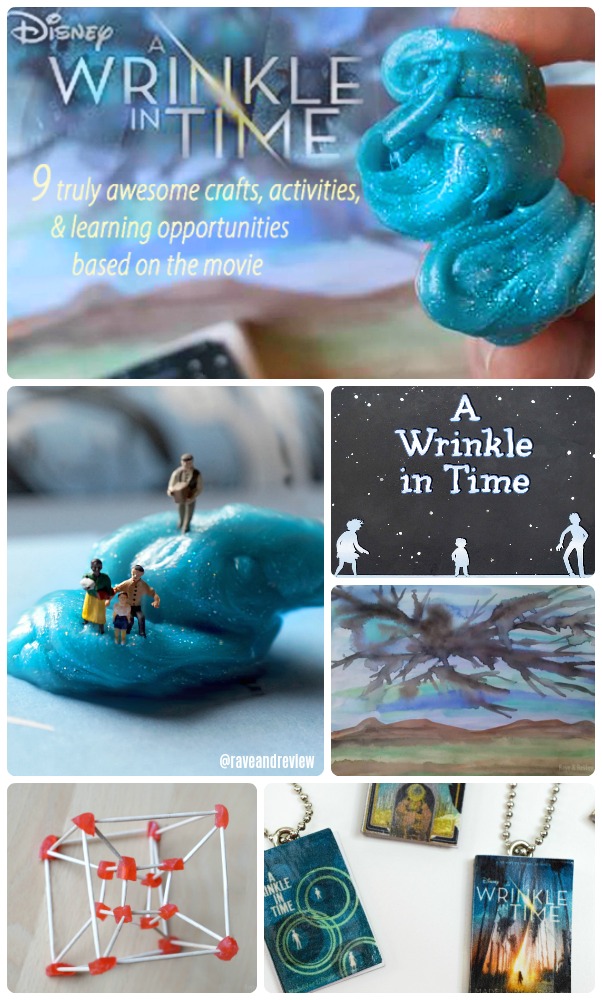 A Wrinkle In Time activities crafts and learning opportunities based on the book and movie
