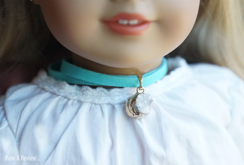 American Girl leather necklace 
