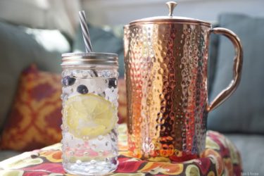 Naturally alkaline water with the Shantiva copper pitcher