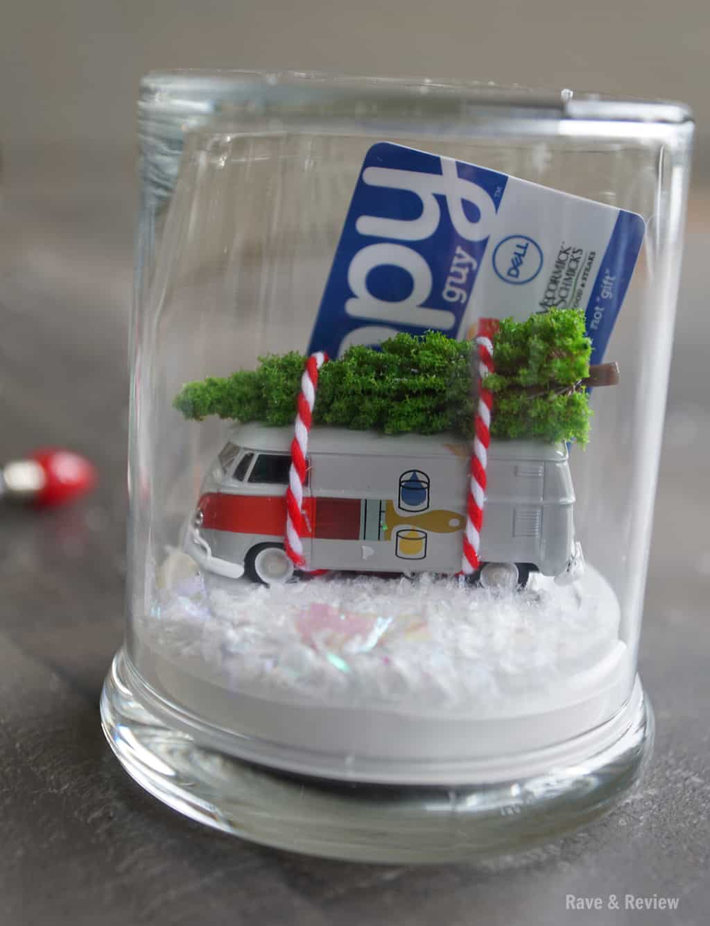 Happy Cards snowglobe with VW