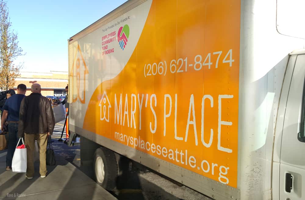 Mary's Place donation truck