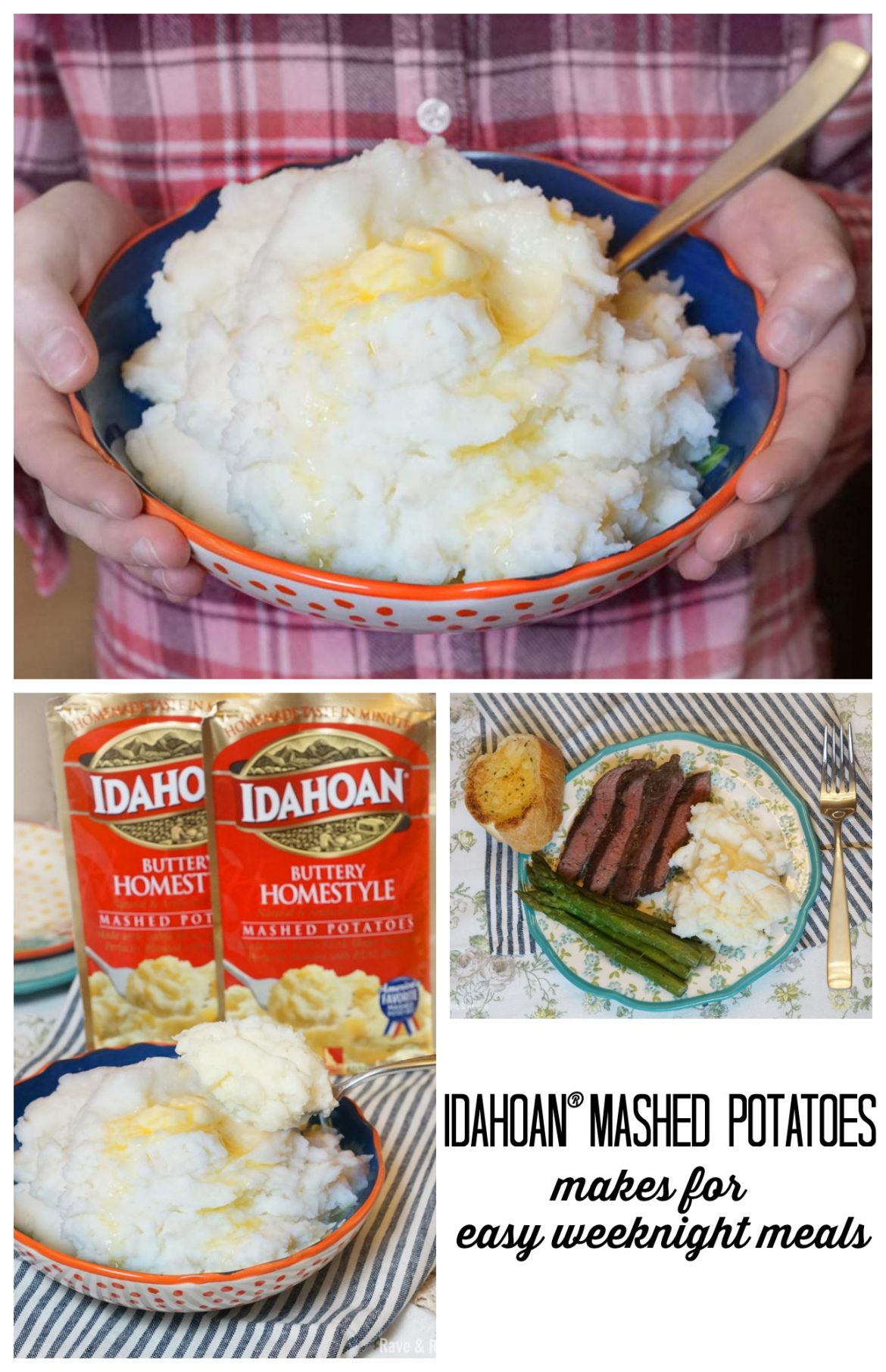 Idahoan® Mashed Potatoes are real potatoes, real easy - Rave & Review
