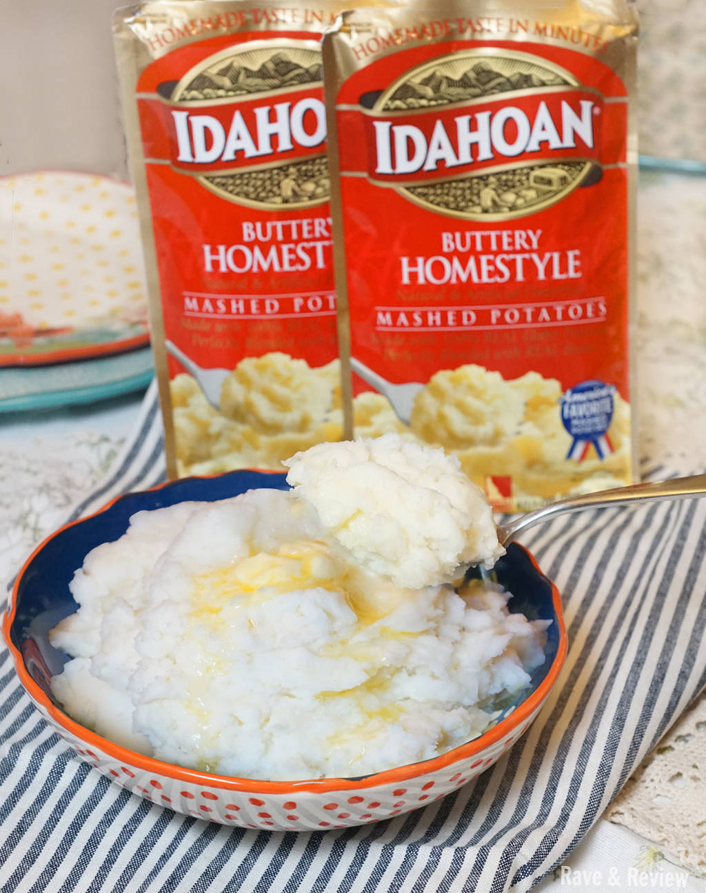 Idahoan potatoes dishing up