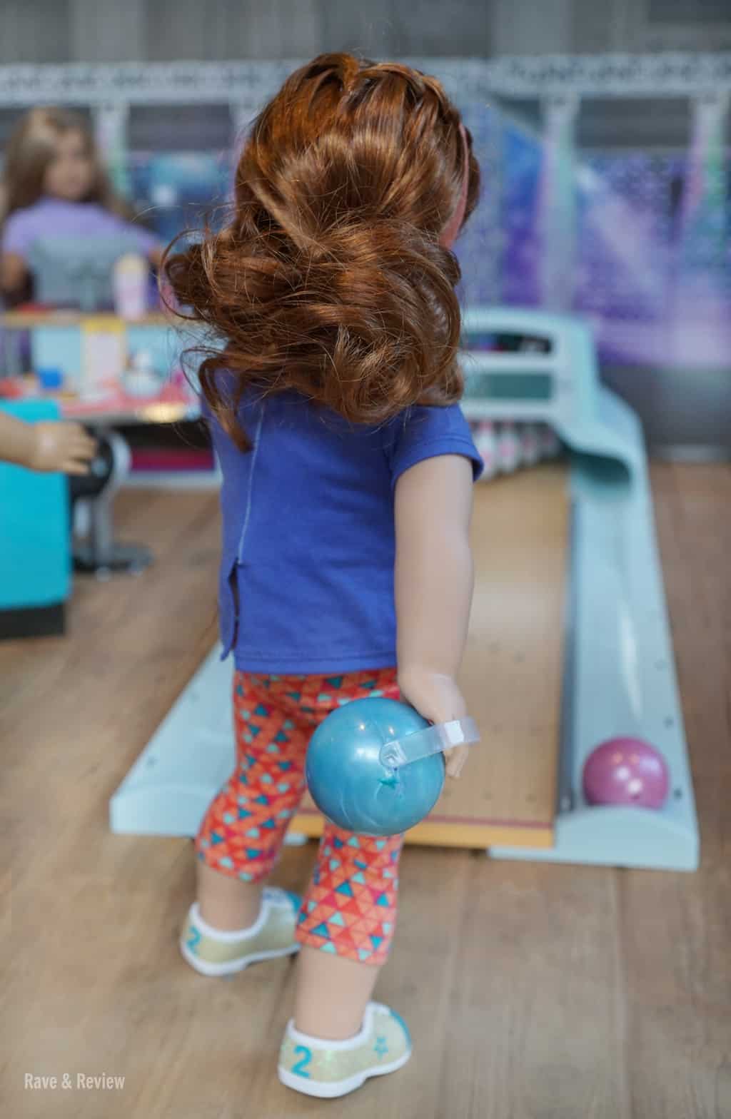 American Girl doll bowling RR