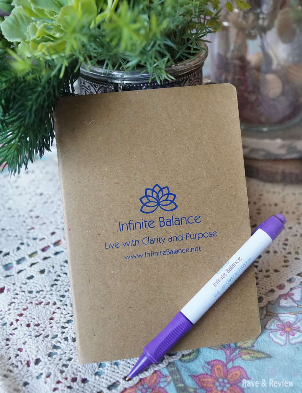 Infinite Balance notebook Mindfulness workshop for busy moms with Infinite Balance